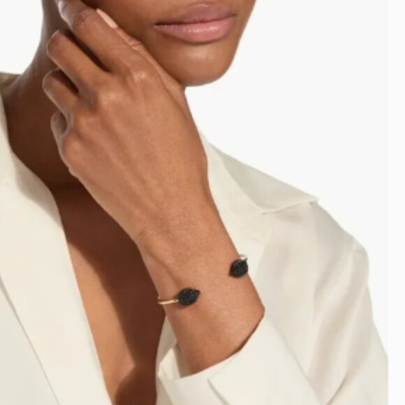 KURT GEIGER LONDON Two-Tone Eagle's Head Cuff Bracelet - Picture 3 of 5